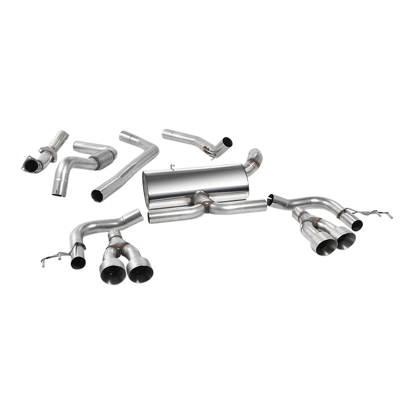 Milltek Honda Civic Type R FK2 Turbocharged 2.0 litre i-VTEC (LHD models only) 2015-2017 Cat-back Exhaust