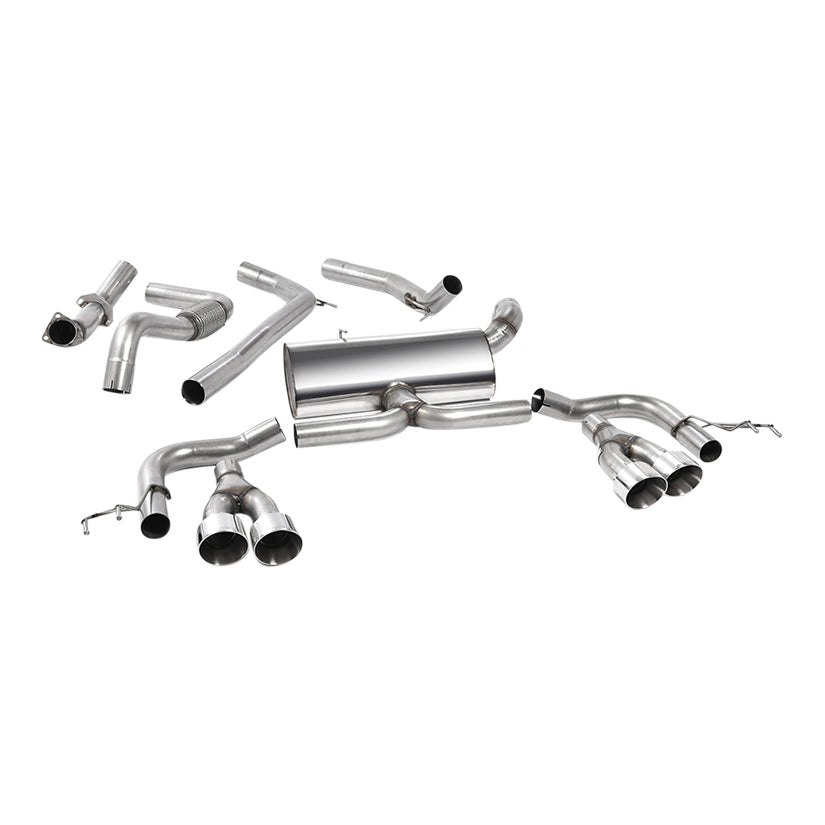 Milltek Honda Civic Type R FK2 Turbocharged 2.0 litre i-VTEC (LHD models only) 2015-2017 Cat-back Exhaust