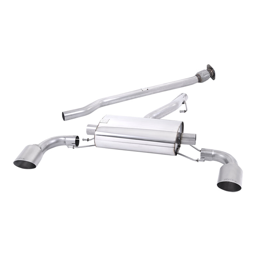 Milltek Subaru BRZ 2.0-litre 2012-2021 Secondary Cat-back Exhaust