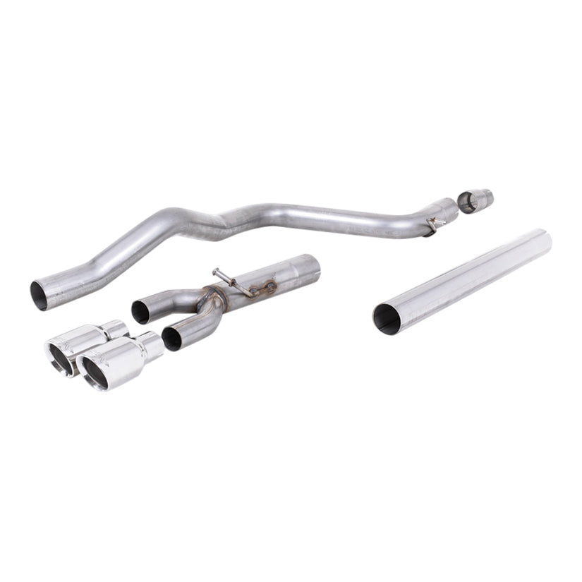Milltek Seat Leon FR 2.0 TDI 150 SC and 5-door (manual and DSG-auto) 2013-2020 Cat-back Exhaust