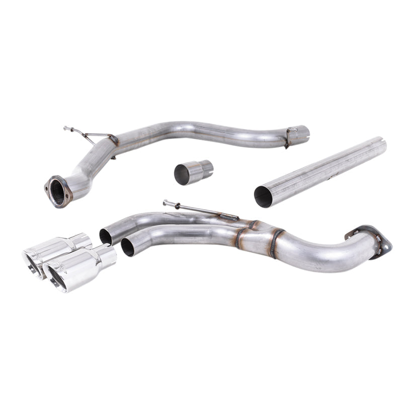Milltek Seat Leon FR 2.0 TDI 184PS SC and 5-door (manual and DSG-auto) 2013-2020 Cat-back Exhaust