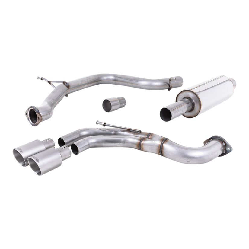 Milltek Seat Leon FR 2.0 TDI 184PS SC and 5-door (manual and DSG-auto) 2013-2020 Cat-back Exhaust