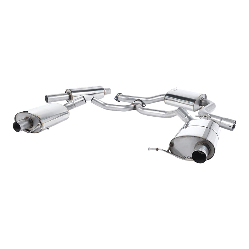 Milltek Skoda Octavia vRS 2.0 TSI 245PS Hatch & Estate (manual and DSG-auto Non-OPF/GPF & Post Facelift) 2018-2019 Cat-back Exhaust