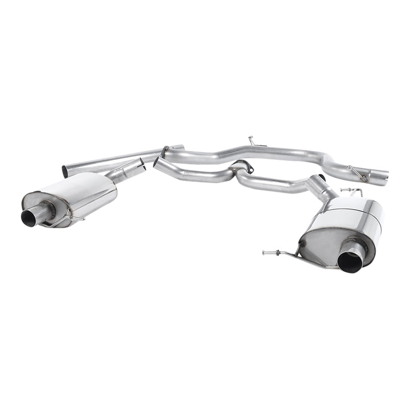 Milltek Skoda Octavia vRS 2.0 TSI 245PS Hatch & Estate (manual and DSG-auto Non-OPF/GPF & Post Facelift) 2018-2019 Cat-back Exhaust