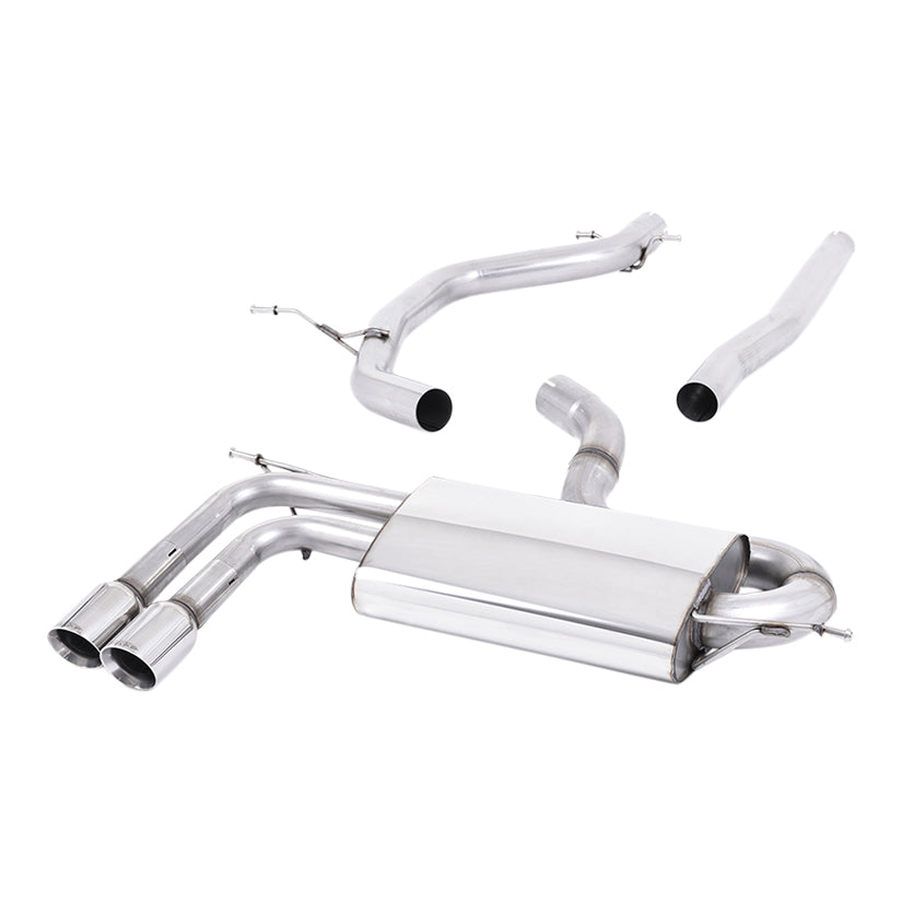 Milltek Audi A3 2.0 TDI 170bhp 2WD 3 door DPF 2008-2012 Particulate Filter-back Exhaust