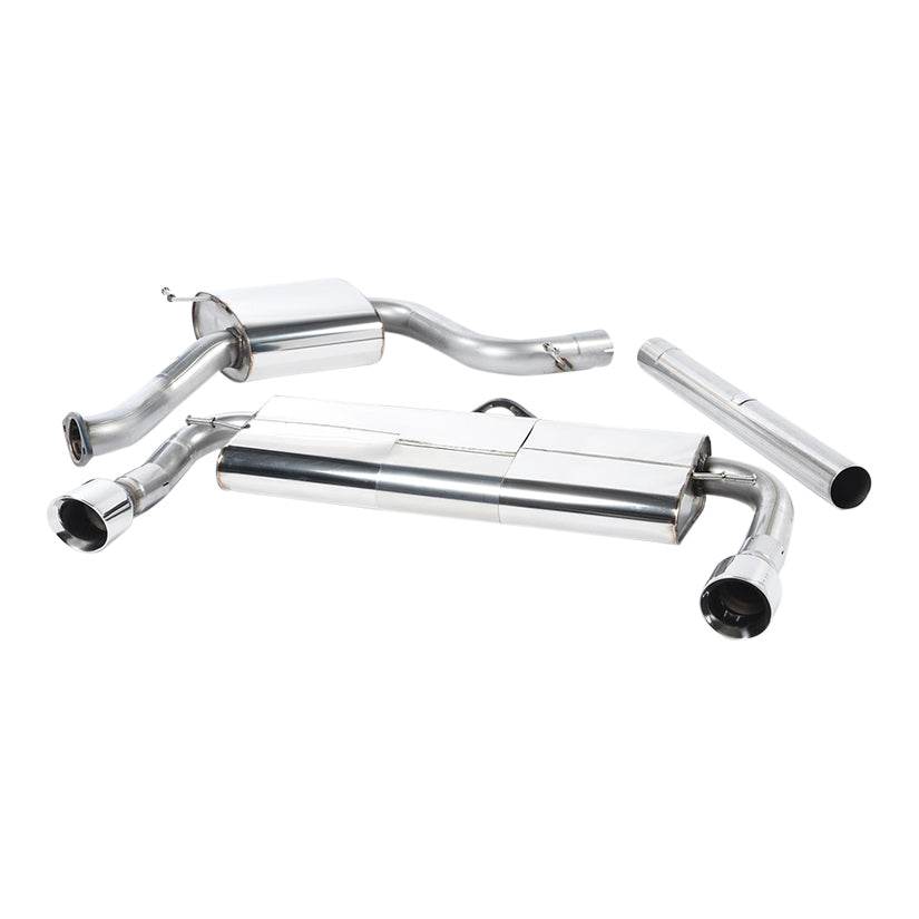 Milltek Volkswagen Golf MK7 GTi (including GTi Performance Pack Clubsport & Clubsport S models) 2013-2016 Cat-back Exhaust - Polished Tips - SSXVW225