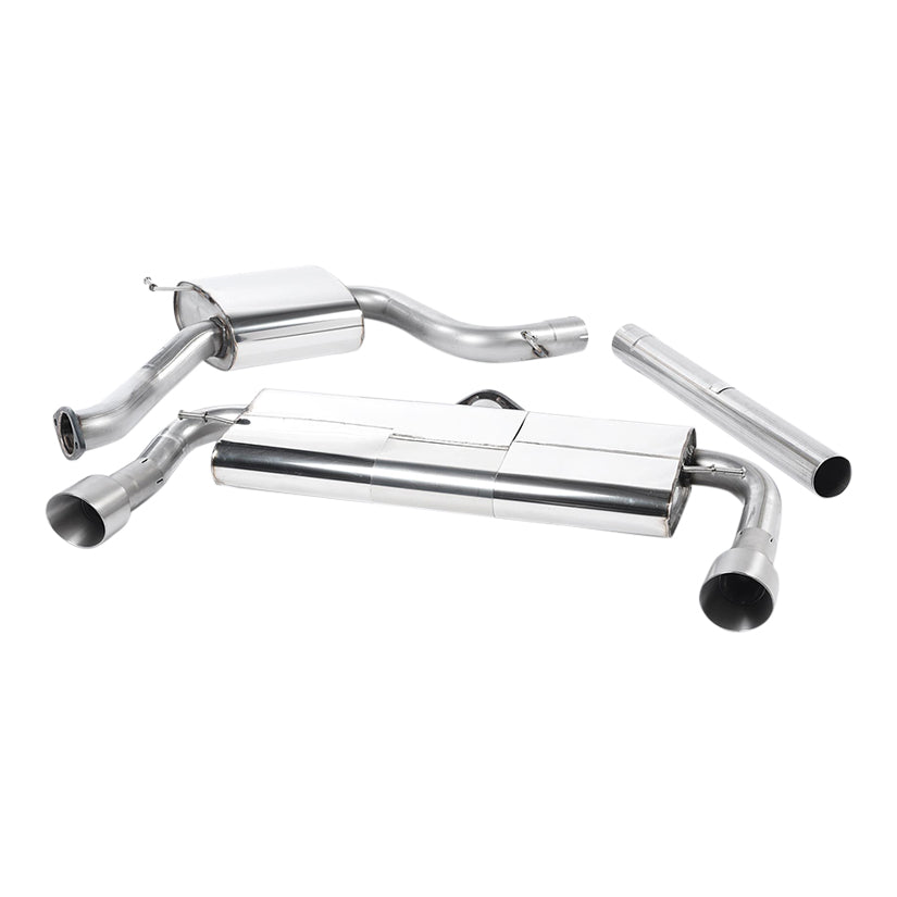 Milltek Volkswagen Golf MK7 GTi (including GTi Performance Pack Clubsport & Clubsport S models) 2013-2016 Cat-back Exhaust - Titanium Tips - SSXVW227
