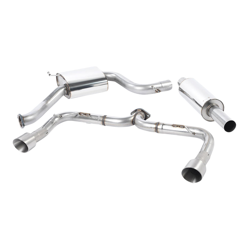 Milltek Volkswagen Golf MK7 GTi (including GTi Performance Pack Clubsport & Clubsport S models) 2013-2016 Cat-back Exhaust - Titanium Tips - SSXVW228