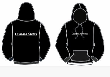Lowered Status | Original Black Hoodie