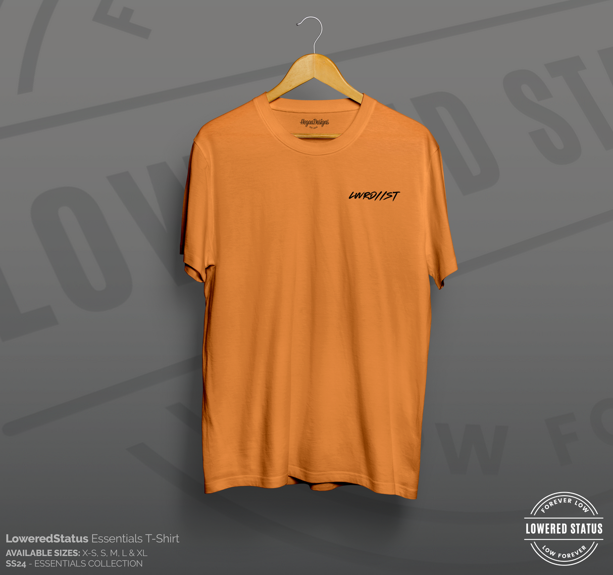LWRD//ST Graffiti Miami Orange T-Shirt