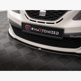 Maxton Design STREET PRO FRONT SPLITTER SEAT IBIZA CUPRA SPORT COUPE MK4