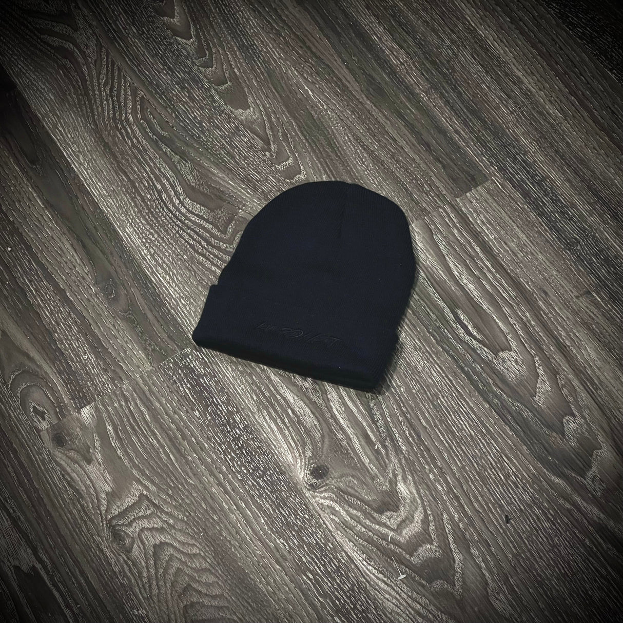 LOWRD//ST Dark Navy Graffiti Beanie