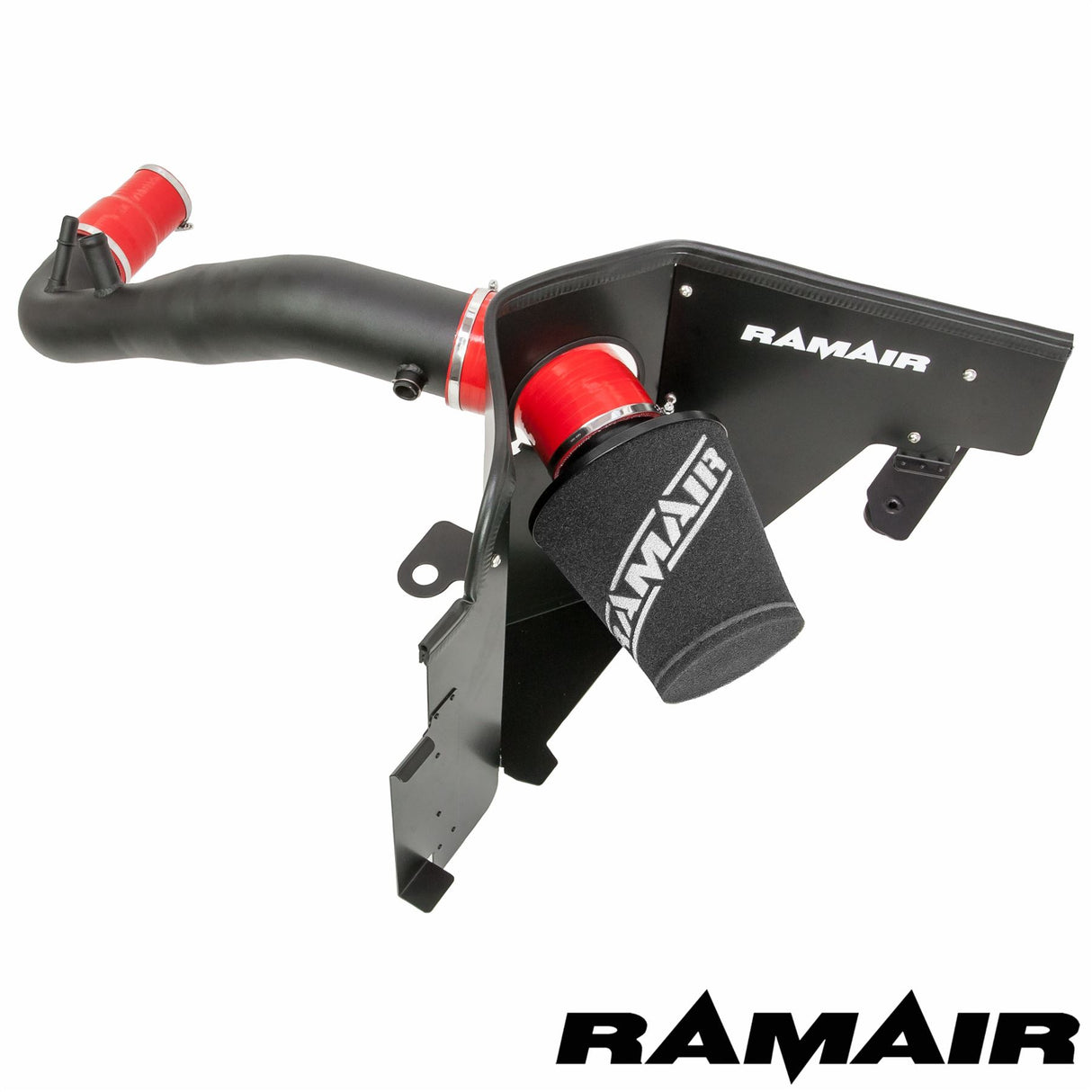 Performance Foam Induction Kit for 2.3 Ecoboost Ford Mustang - Red Hose