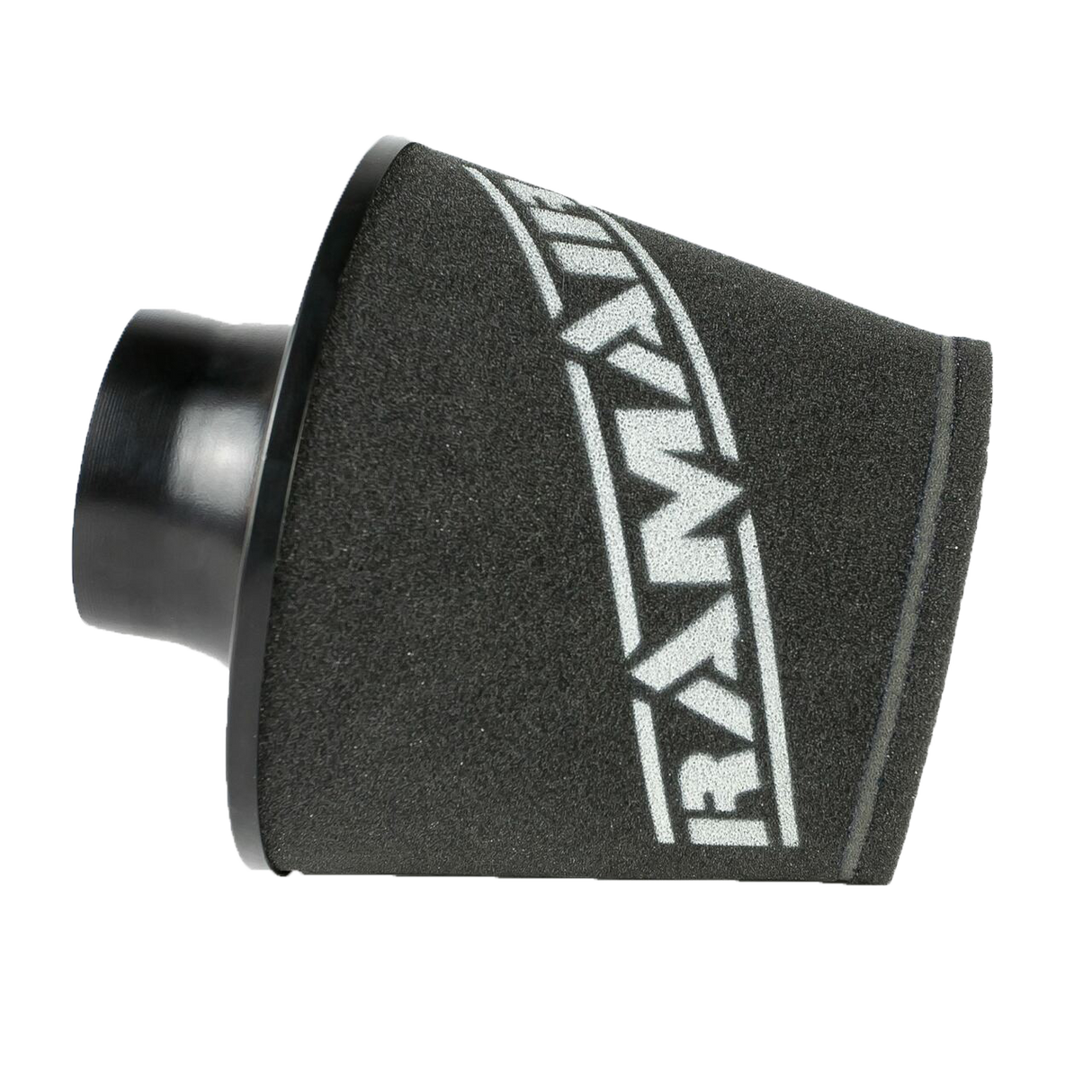 Ramair Large Foam Filter Aluminium Base 90mm (3.5inch) OD Black