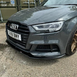 Audi  A3 8V S-Line / S3 8V Hatchback and Sportback (FL) Front Splitter