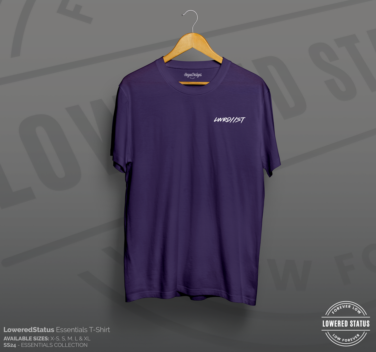 LWRD//ST Graffiti Sunrise Purple T-Shirt