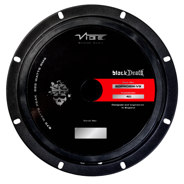 Vibe BlackDeath Pro 8" Audio Midrange Speaker