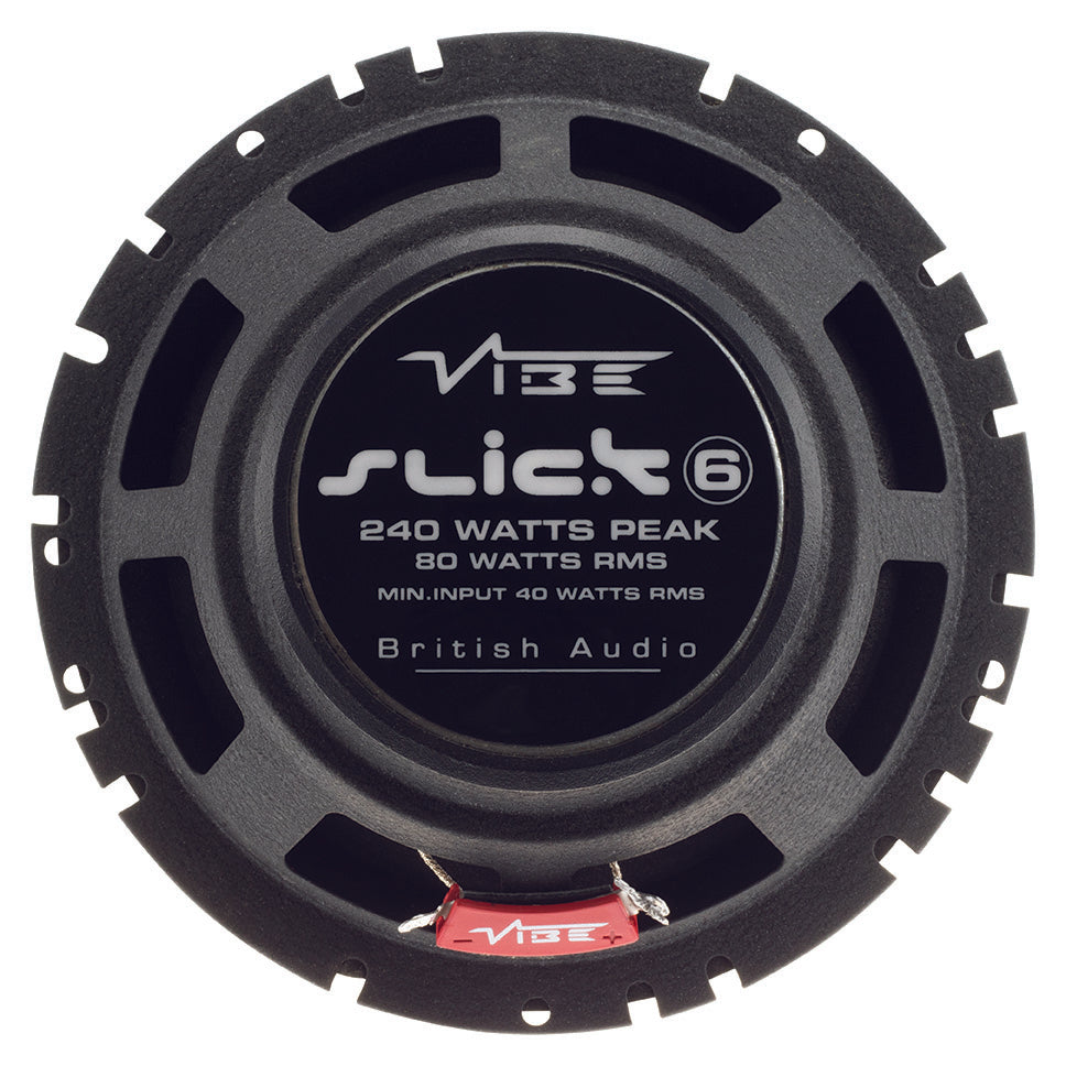 Vibe Slick 6" Coaxial Speaker - 80/240 Watt