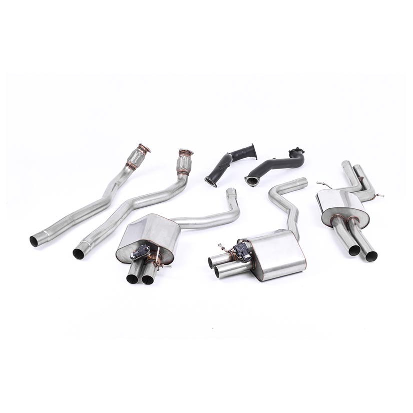 Milltek Audi RS7 C7 Sportback 4.0 V8 TFSI biturbo inc Performance Edition 2013-2018 Full System Exhaust