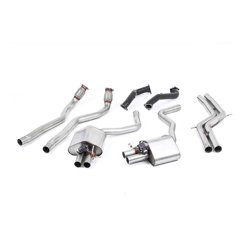 Milltek Audi RS7 C7 Sportback 4.0 V8 TFSI biturbo inc Performance Edition 2013-2018 Full System Exhaust