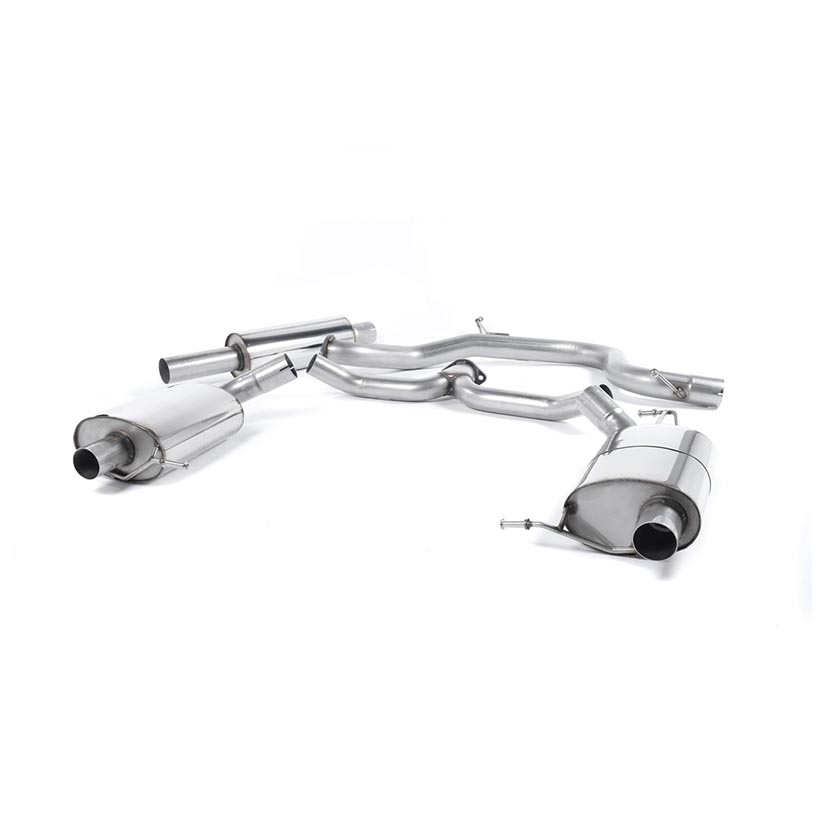 Milltek Skoda Octavia vRS 2.0 TSI 245PS Hatch & Estate (manual and DSG-auto Non-OPF/GPF & Post Facelift) 2018-2019 Cat-back Exhaust