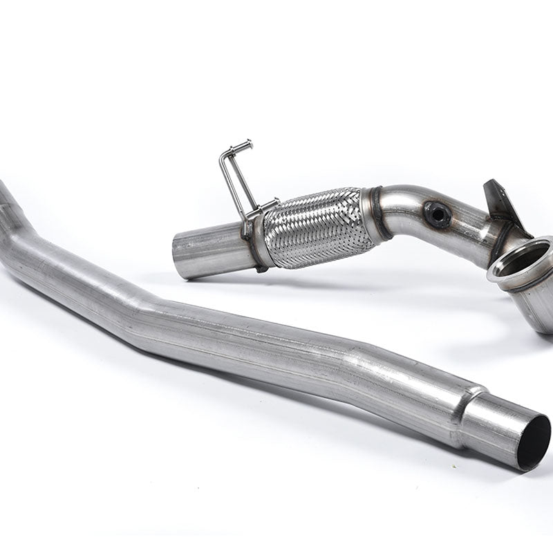 Volkswagen Golf Mk7.5 R 2.0 TSI 310PS (Non-GPF Equipped Models Only) - 76mm & EC Approved Systems 2017-2021 Large-bore Downpipe and De-cat Exhaust - Fits with OE System