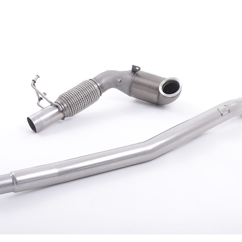 Volkswagen Golf MK7 R 2.0 TSI 300PS 2014-2016 Cast Downpipe with Race Cat Exhaust - Fits with Milltek System Volkswagen Golf MK7 R 2.0 TSI 300PS 2014-2016 Cast Downpipe with Race Cat Exhaust - Fits with Milltek System