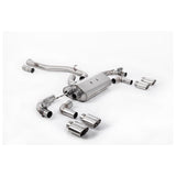 Milltek Volkswagen Golf Mk7.5 R 2.0 TSI 310PS (Non-GPF Equipped Models Only) - 80mm Race Systems 2017-2021 Cat-back Exhaust