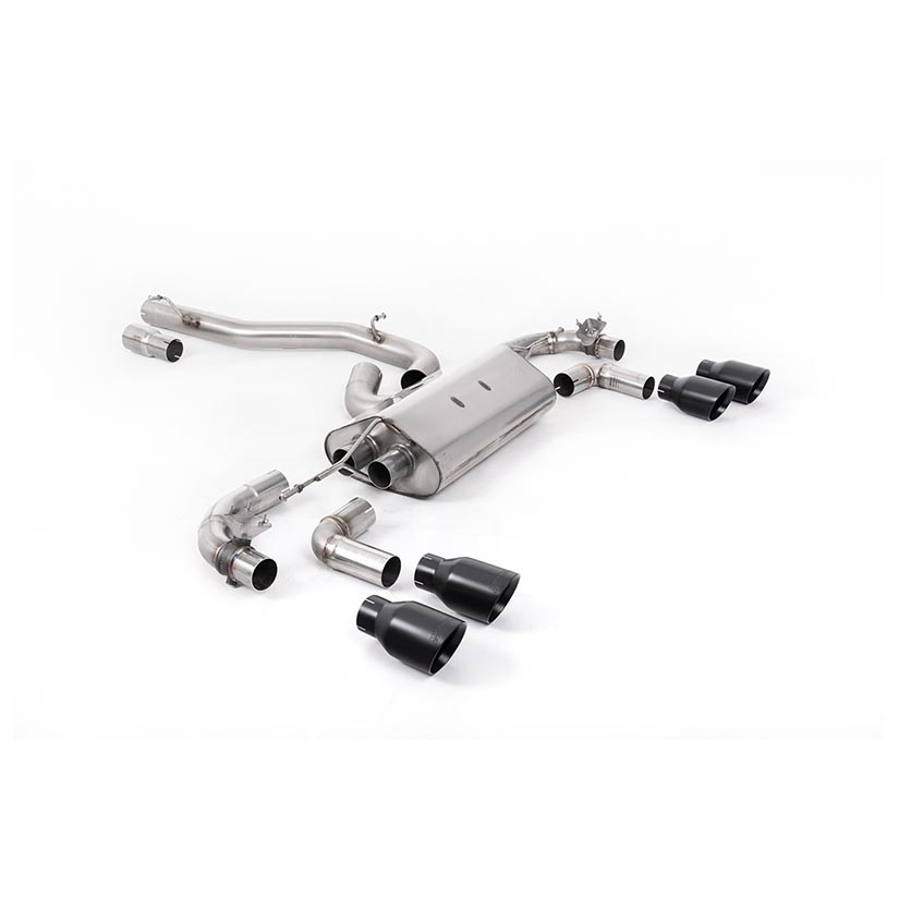 Milltek Volkswagen Golf Mk7.5 R 2.0 TSI 310PS (Non-GPF Equipped Models Only) - 80mm Race Systems 2017-2021 Cat-back Exhaust