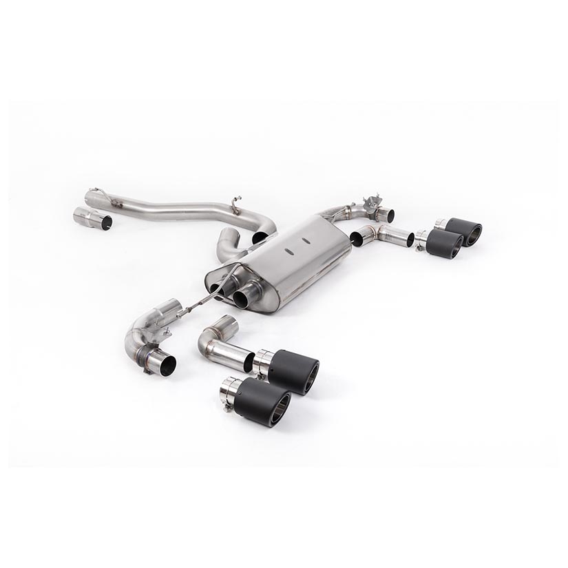 Milltek Volkswagen Golf Mk7.5 R 2.0 TSI 310PS (Non-GPF Equipped Models Only) - 80mm Race Systems 2017-2021 Cat-back Exhaust