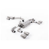Milltek Volkswagen Golf Mk7.5 R 2.0 TSI 310PS (Non-GPF Equipped Models Only) - 80mm Race Systems 2017-2021 Cat-back Exhaust