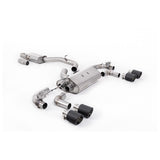 Milltek Volkswagen Golf Mk7.5 R 2.0 TSI 310PS (Non-GPF Equipped Models Only) - 80mm Race Systems 2017-2021 Cat-back Exhaust
