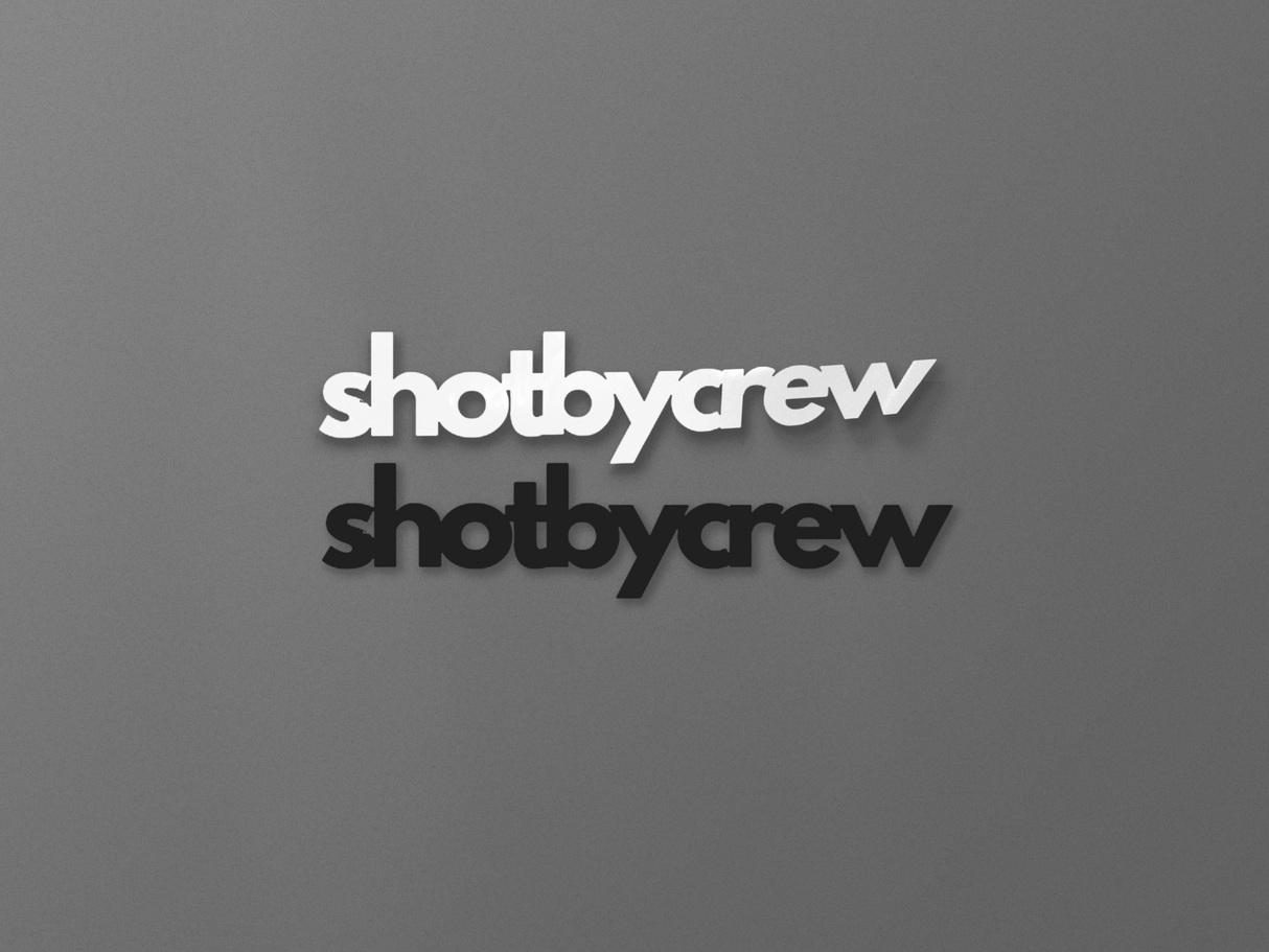 ShotByCrew Sticker