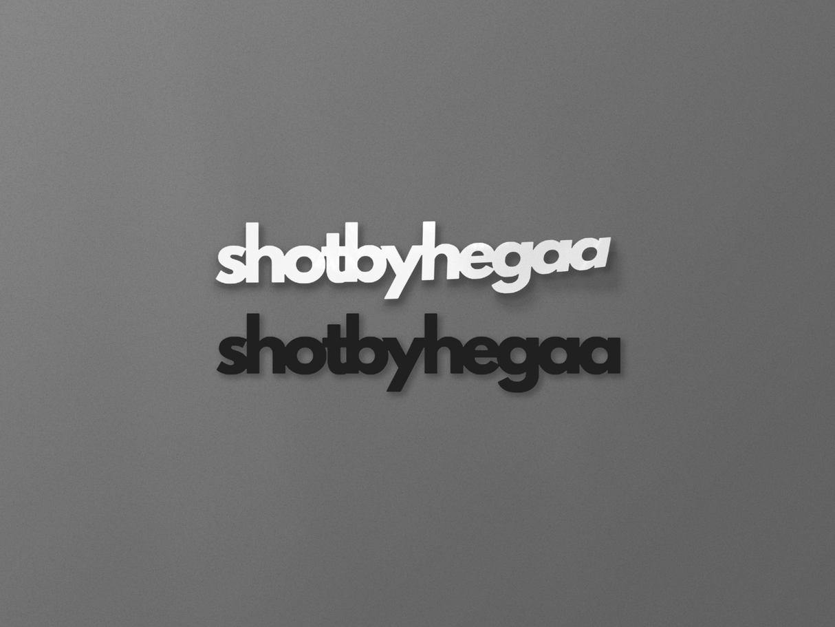 ShotByHegaa Sticker