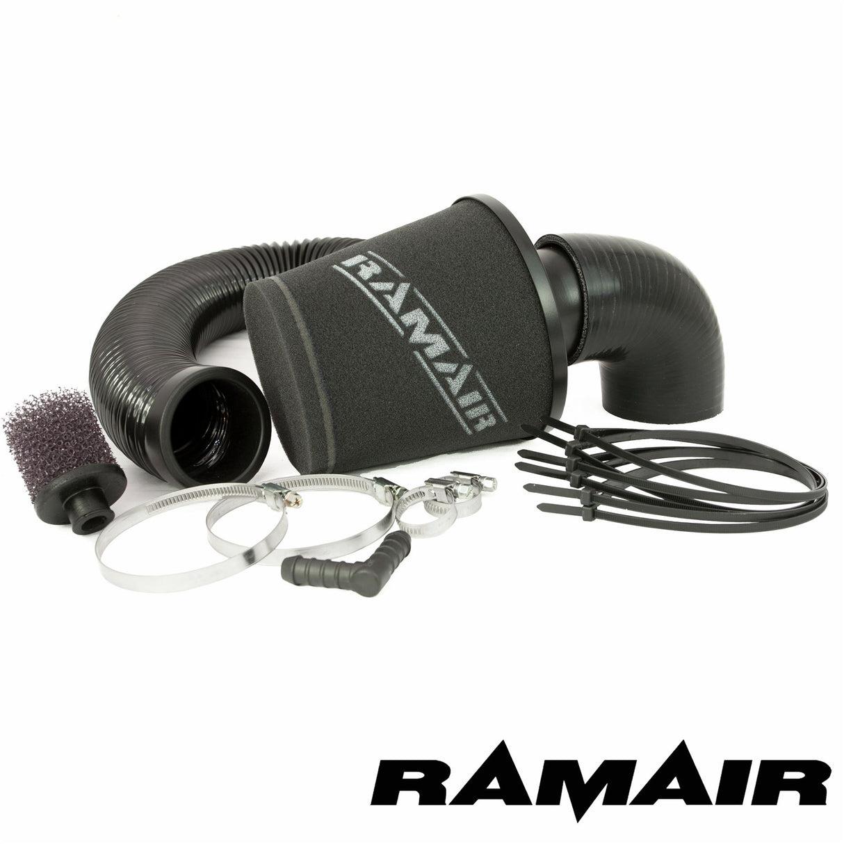 Performance Foam Induction Kit for Ford Fiesta ST150 MK5 - Black Hose