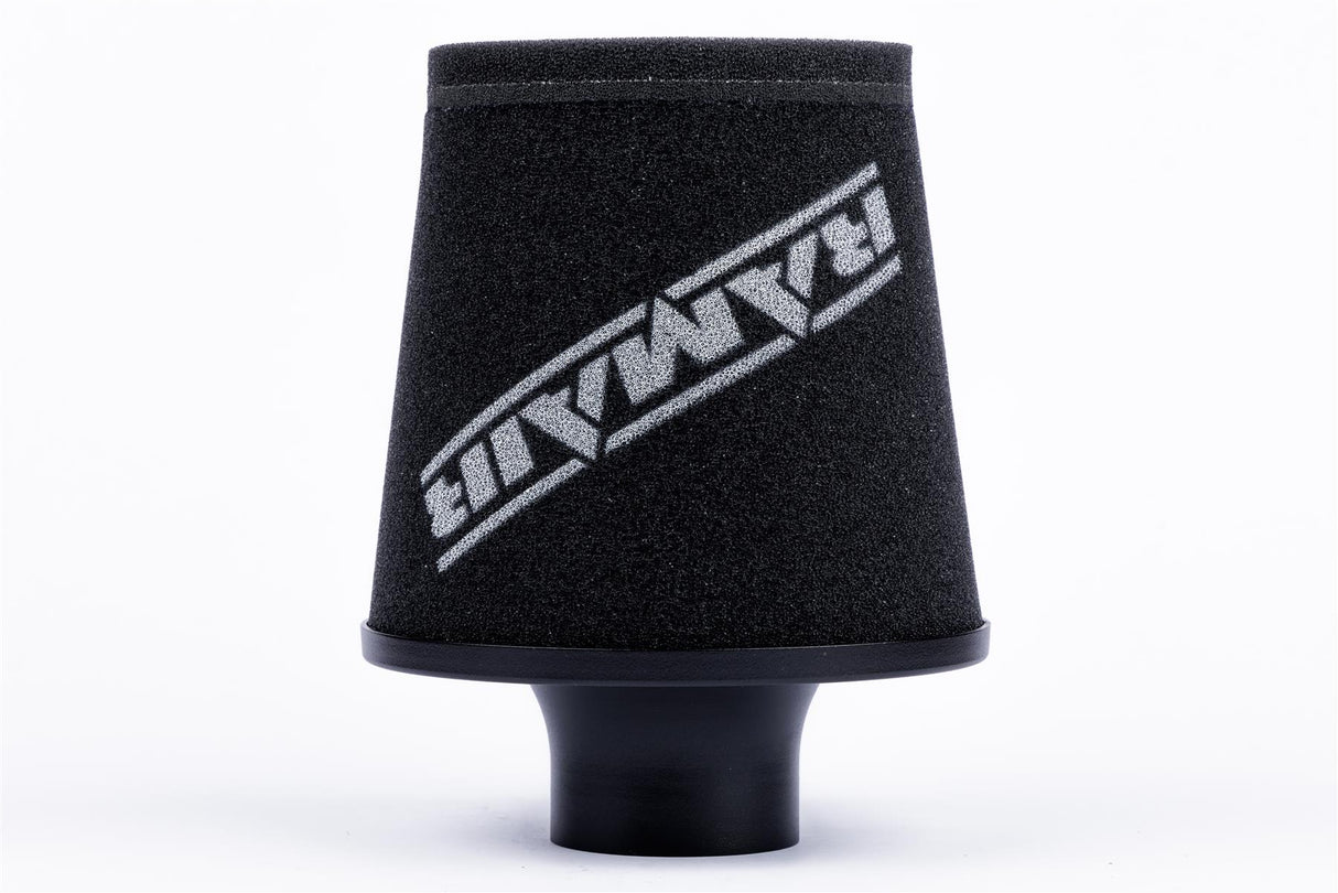 Ramair Small Foam Filter Aluminium Base 70mm (2.75inch) OD Black