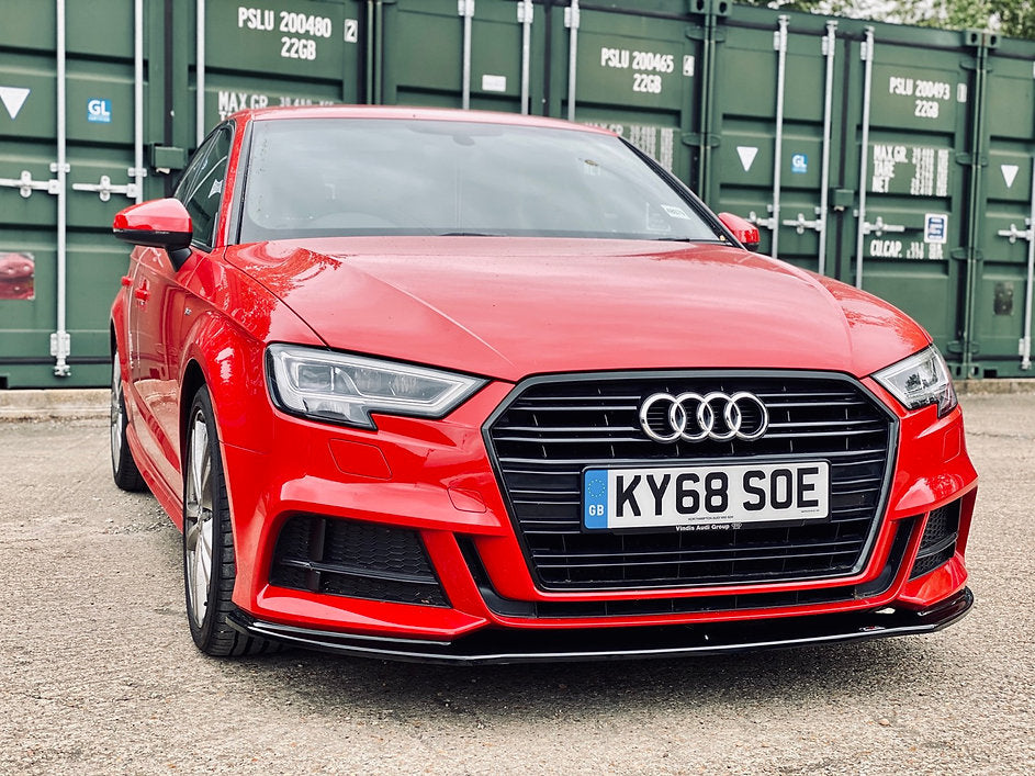 Audi A3 S-Line 8V Facelift Hatchback - Front Splitter