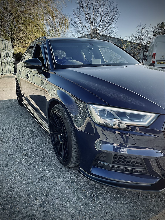 Audi A3 S-Line 8V Pre Facelift Sportback 5 Door - Side Skirt Splitters
