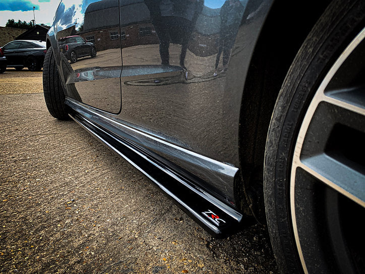 Audi A3 S-Line 8V Facelift Hatchback 3 Door - Side Skirt Splitters